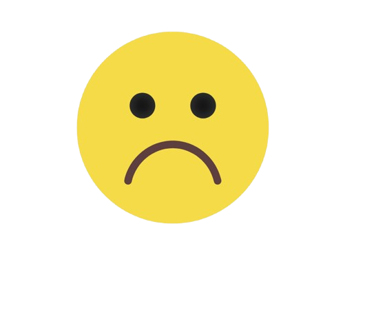 Sad face